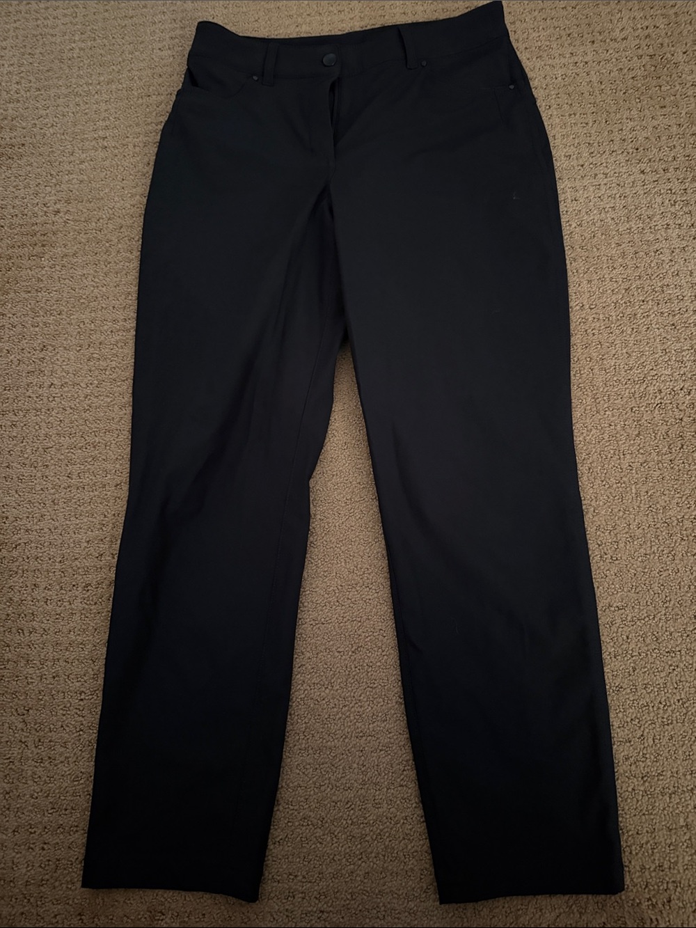 Lululemon Classic Black Straight-Leg Pants